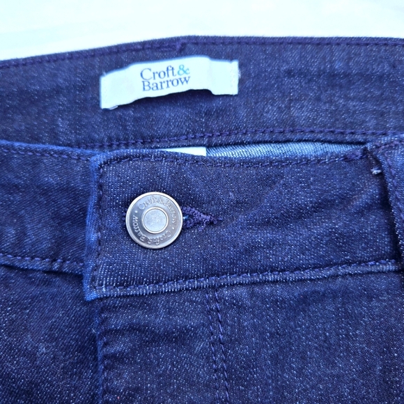 Croft & Barrow capri mid rise denim jeans women's size 14A classic stretch NWT - Picture 9 of 15